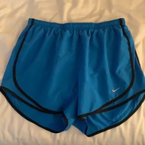 Blue Nike Dri Fit Shorts